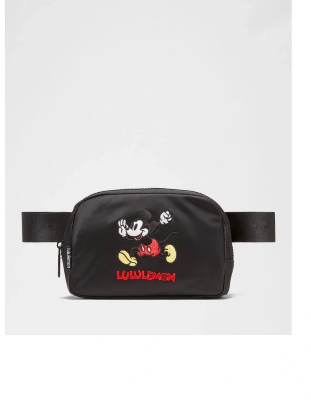 lululemon athletica Disney x lulule Black Crossbody Belt Bag 1L with Mickey